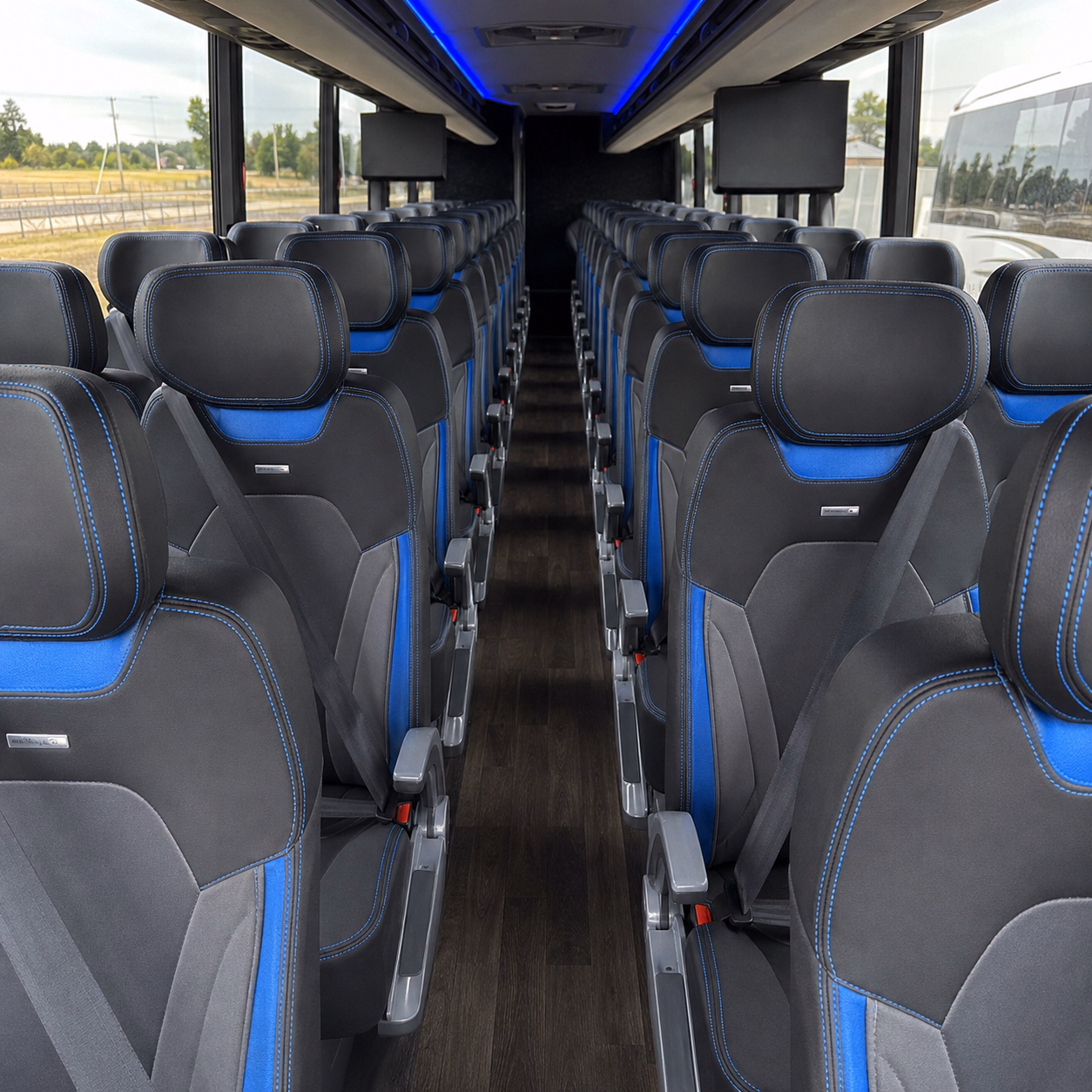 boulder charter bus interior gallery