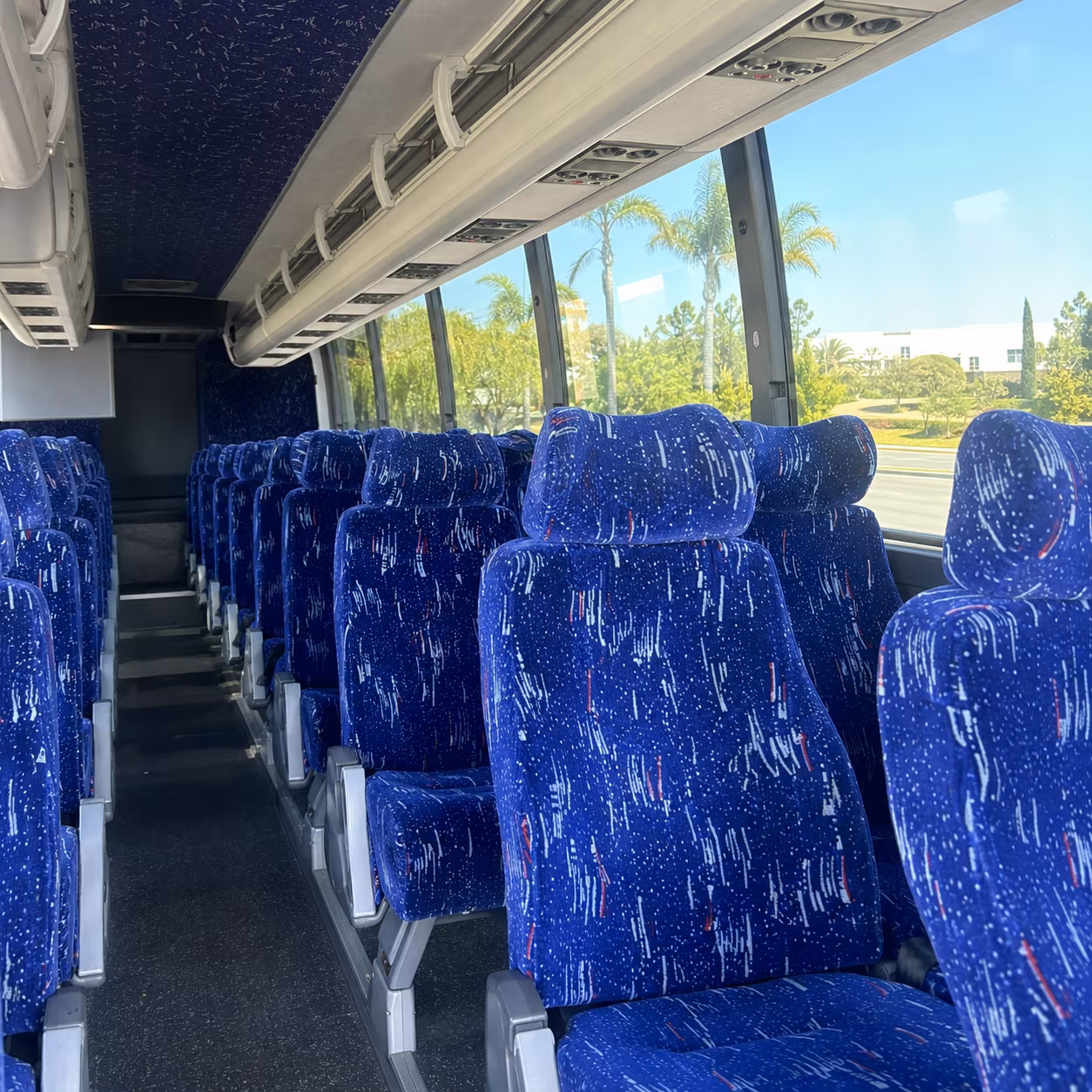 boulder charter bus rental inside