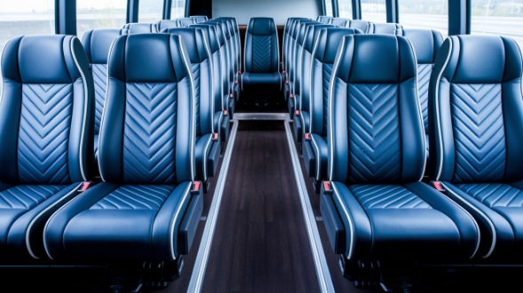 20 passenger minibus inside longmont