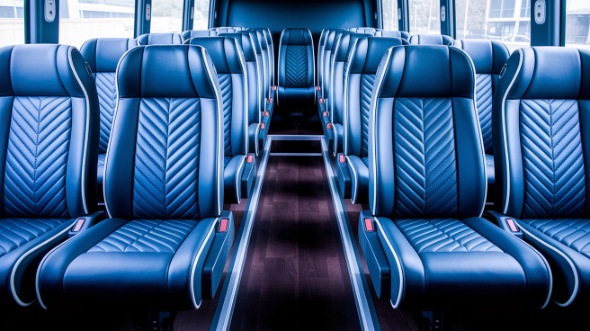 25 passenger minibus inside longmont