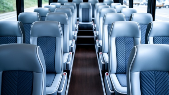 30 passenger minibus inside longmont