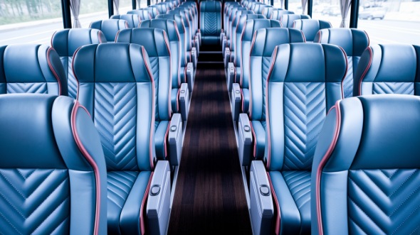 56 passenger charter bus interior longmont