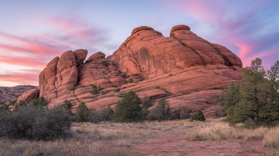 red rocks