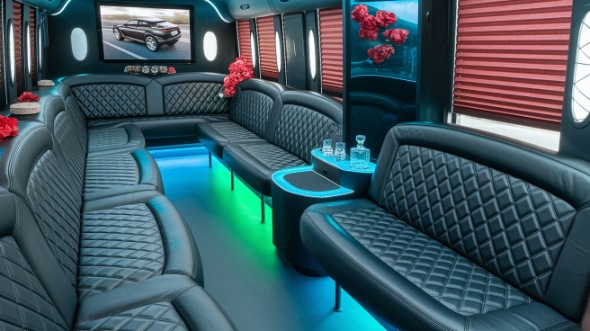 sprinter limo rental interior longmont